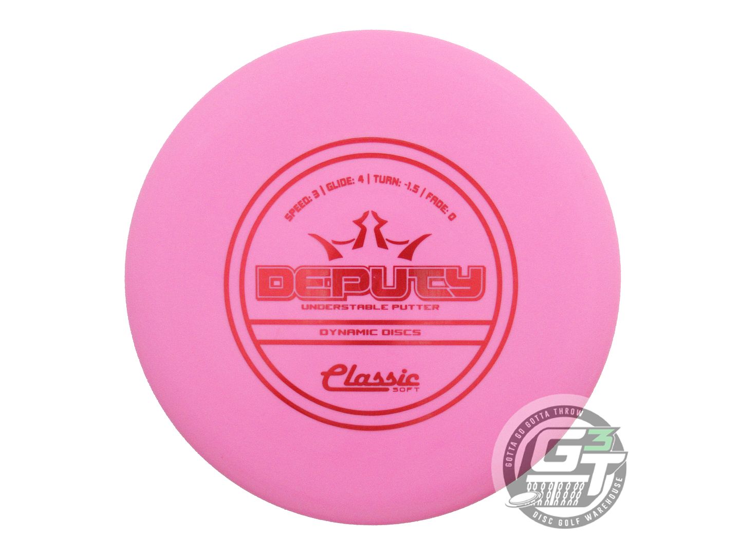 Dynamic Discs Classic Soft Deputy Putter Golf Disc (Individually Listed)