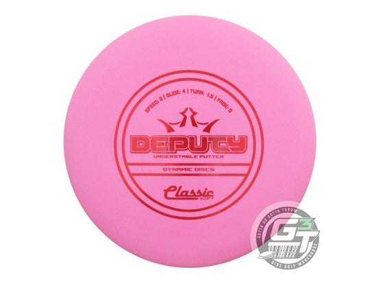 Dynamic Discs Classic Soft Deputy Putter Golf Disc (Individually Listed)