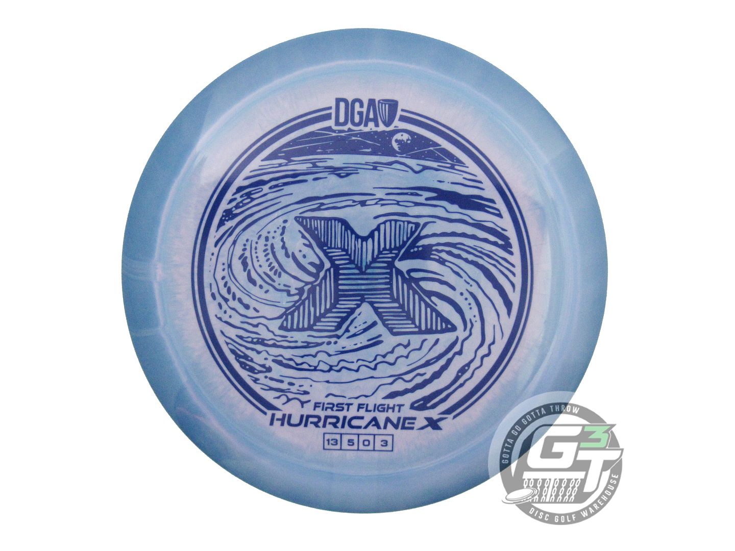 DGA First Run LE Swirl Hurricane X Distance Driver Golf Disc (Individually Listed)