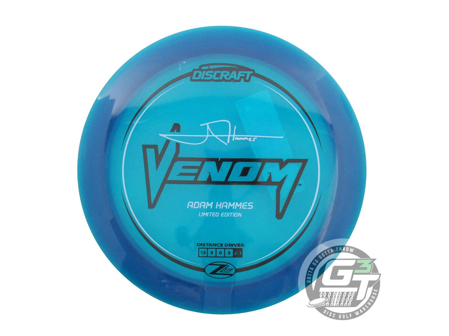 Discraft Limited Edition 2024 Elite Team Adam Hammes Z Lite Venom Distance Driver Golf Disc (Individually Listed)