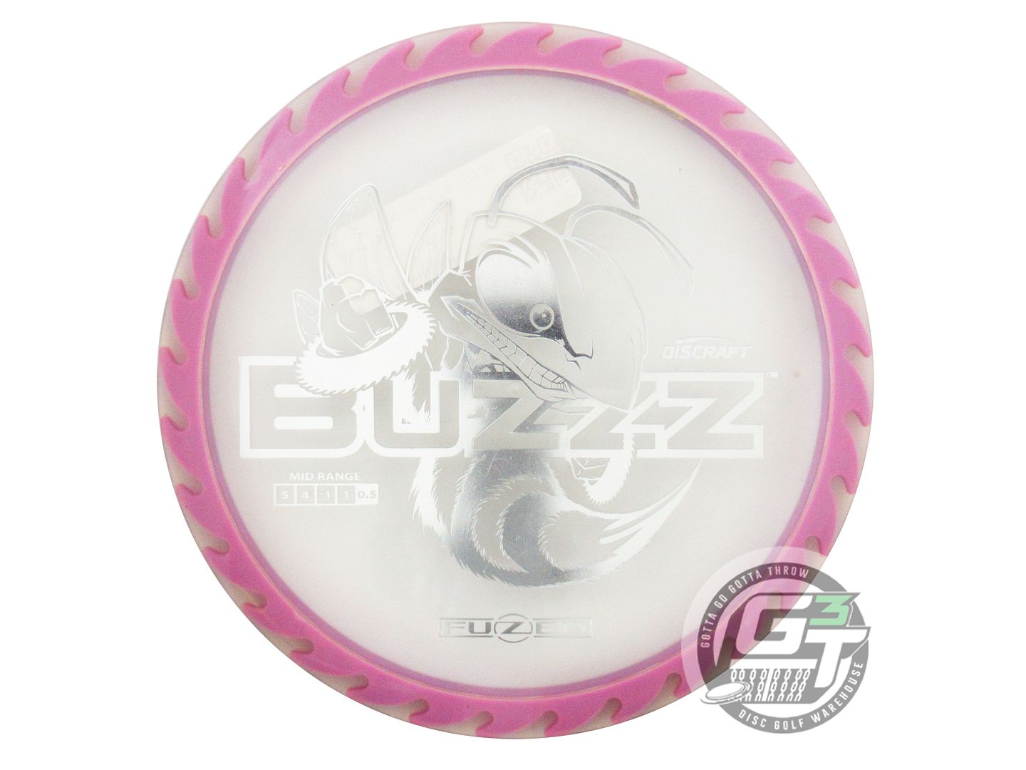 Discraft Fuzed Line Buzzz w/ Saw Pattern Midrange Golf Disc (Individually Listed)
