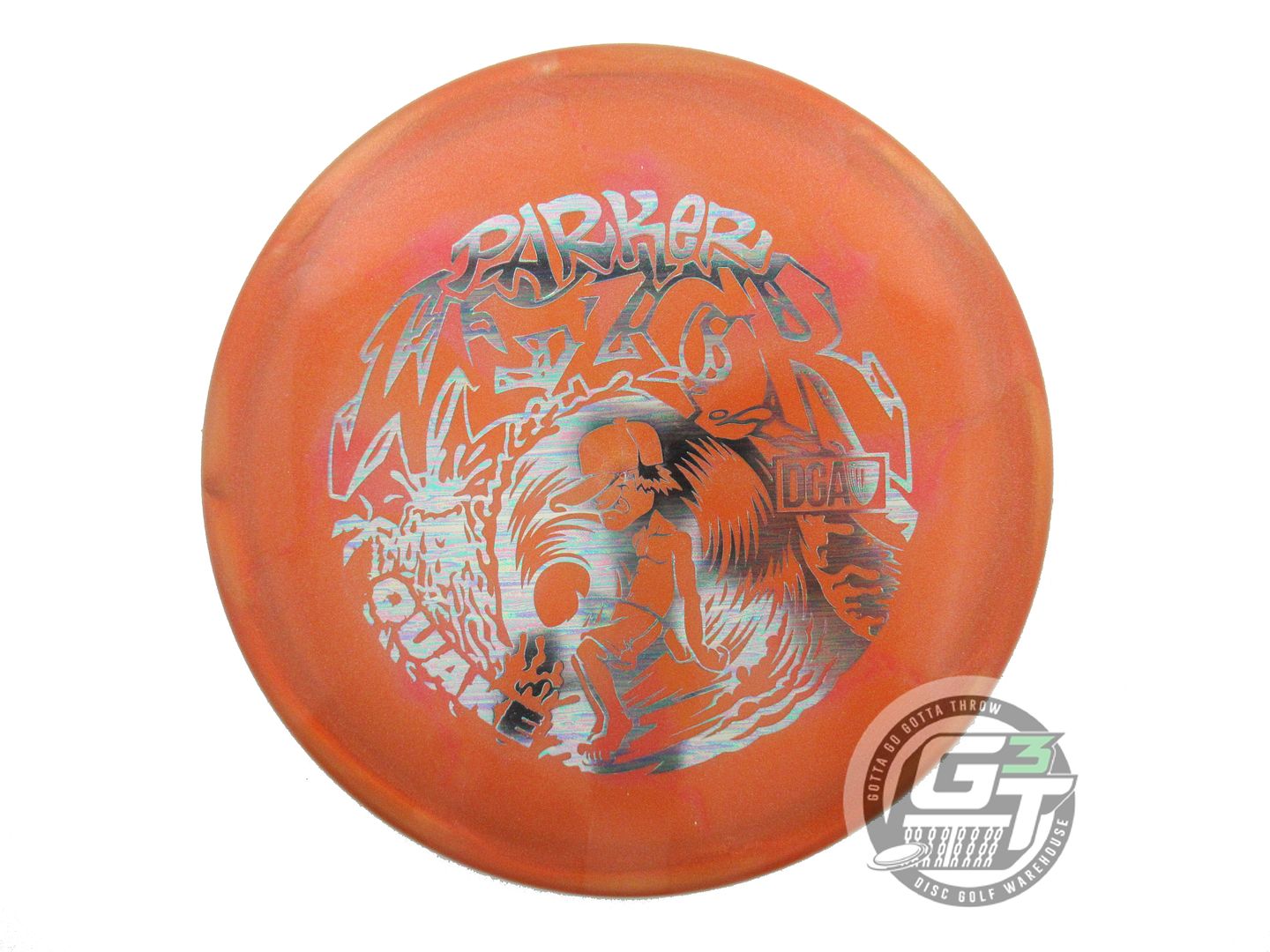 DGA Limited Edition 2024 Tour Series Parker Welck Swirl Tour Series Quake Midrange Golf Disc  (Individually Listed)