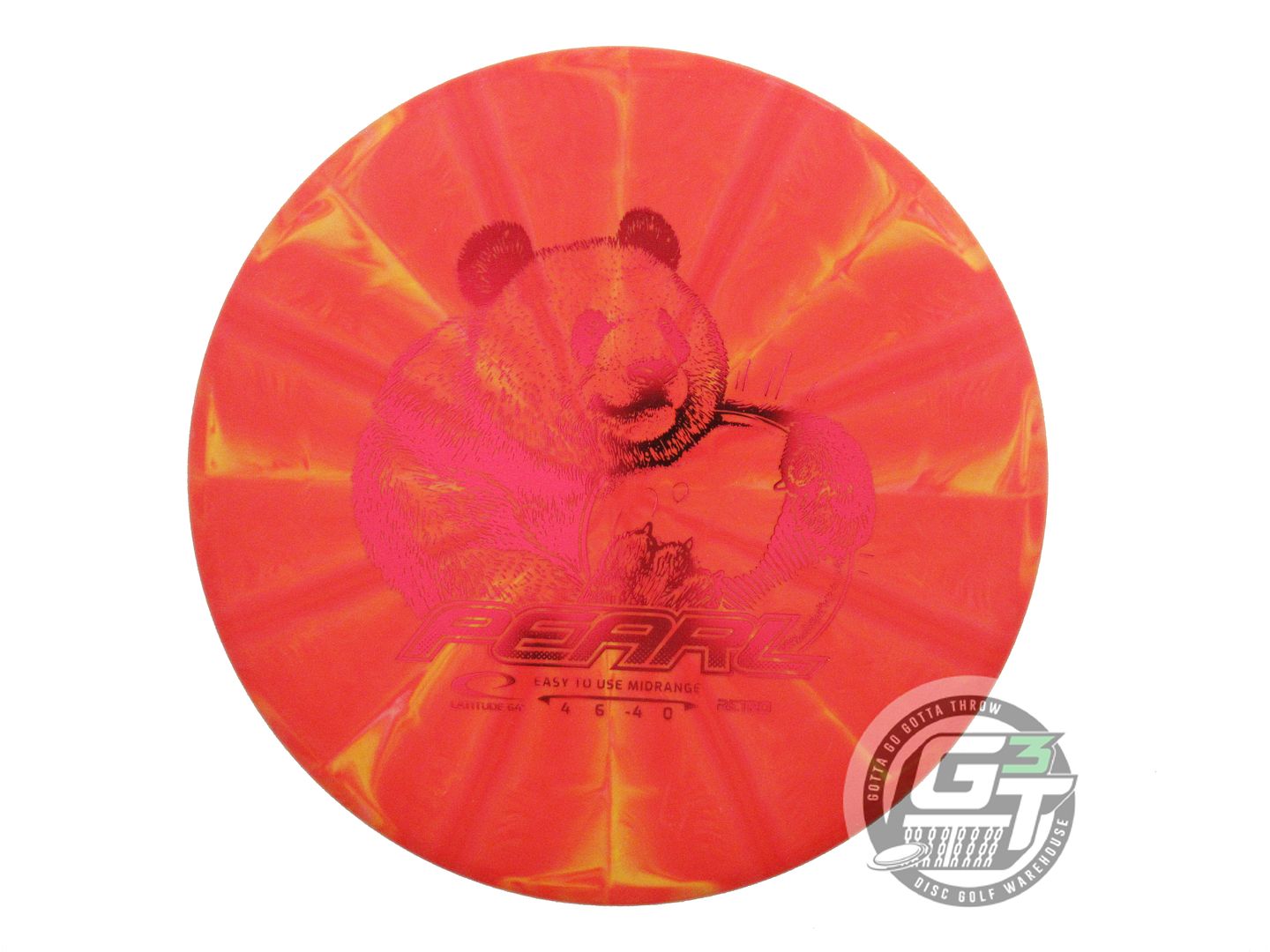 Latitude 64 Retro Burst Pearl Midrange Golf Disc (Individually Listed)