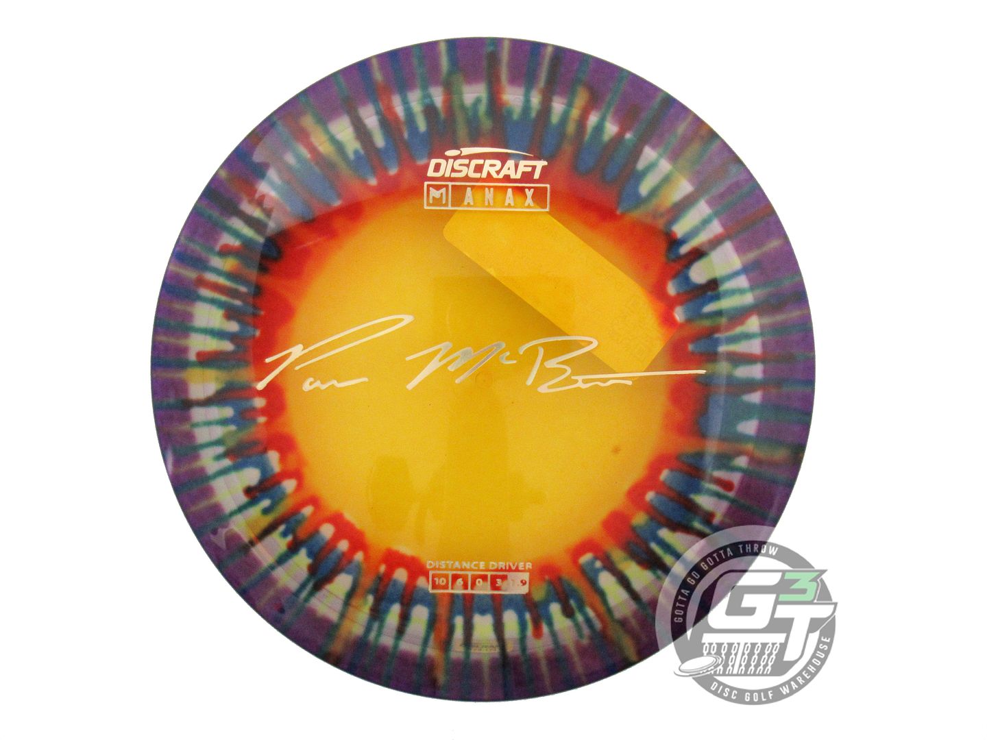 Discraft Paul McBeth Signature Fly Dye Elite Z Anax Distance Driver Golf Disc (Individually Listed)