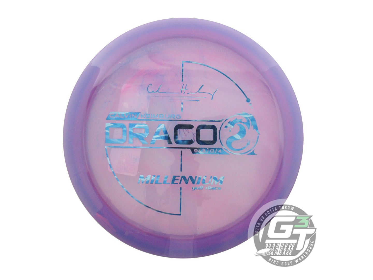 Millennium Calvin Heimburg Signature Flat Top Quantum Draco Distance Driver Golf Disc (Individually Listed)