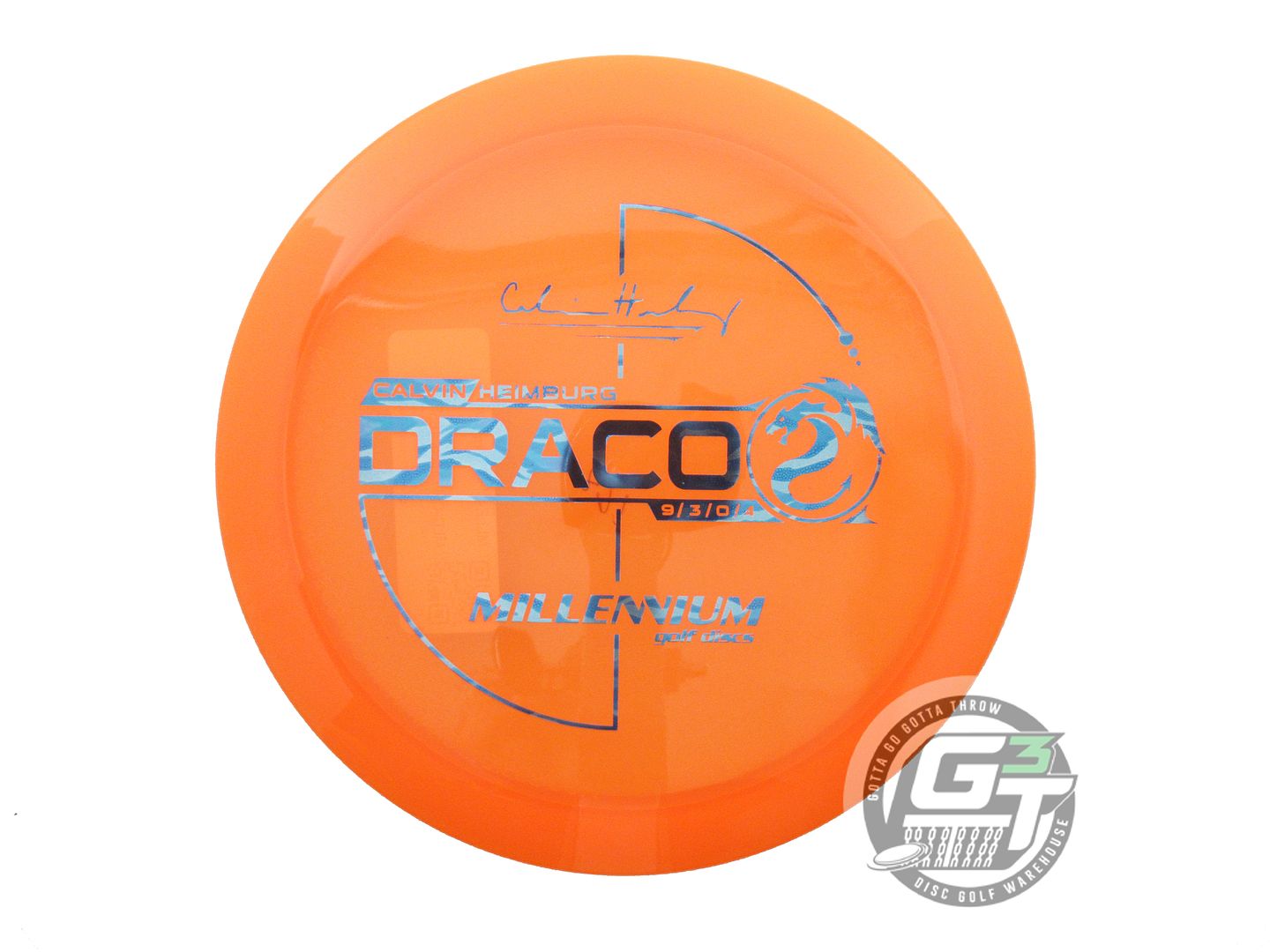 Millennium Calvin Heimburg Signature Flat Top Quantum Draco Distance Driver Golf Disc (Individually Listed)