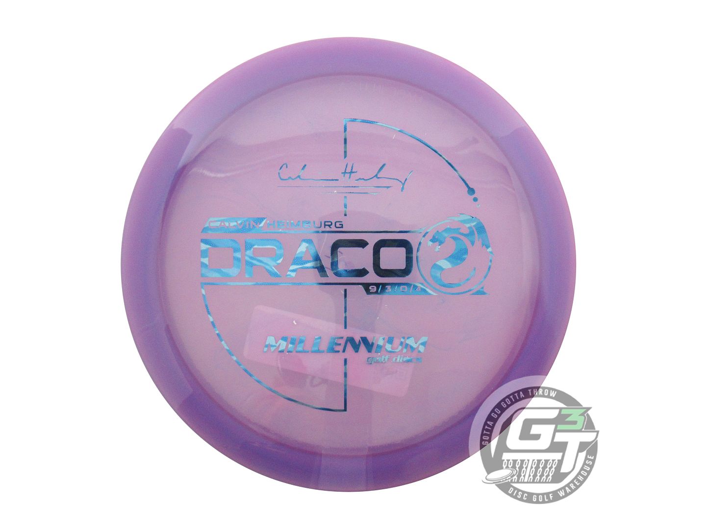 Millennium Calvin Heimburg Signature Flat Top Quantum Draco Distance Driver Golf Disc (Individually Listed)