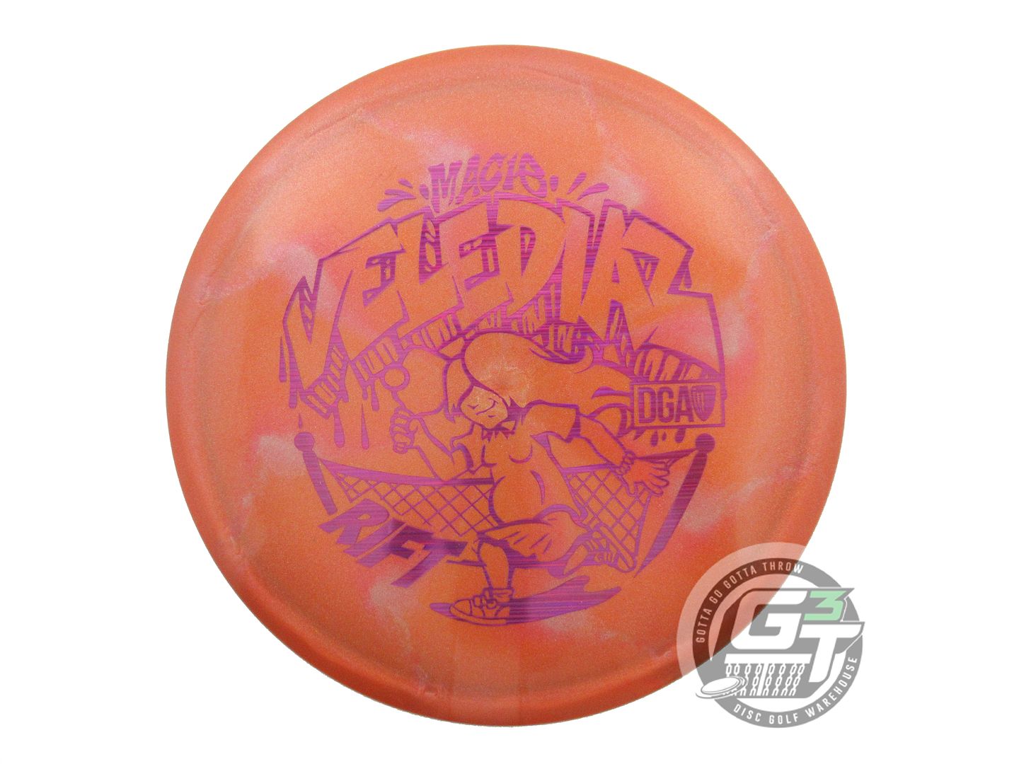 DGA Limited Edition 2024 Tour Series Macie Velediaz Swirl Tour Series Rift Midrange Golf Disc  (Individually Listed)