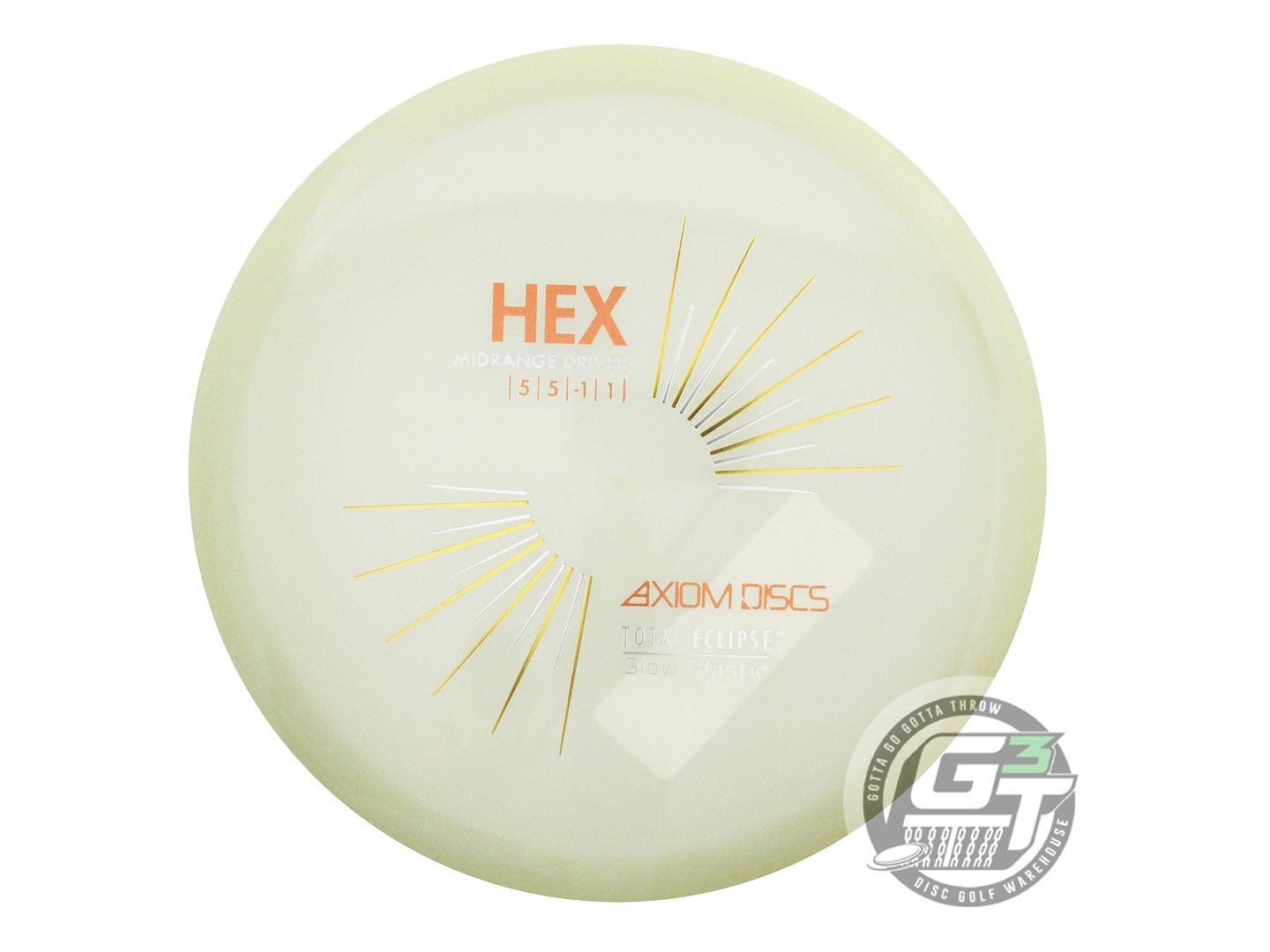 Axiom Total Eclipse Glow Proton Hex Midrange Golf Disc (Individually Listed)