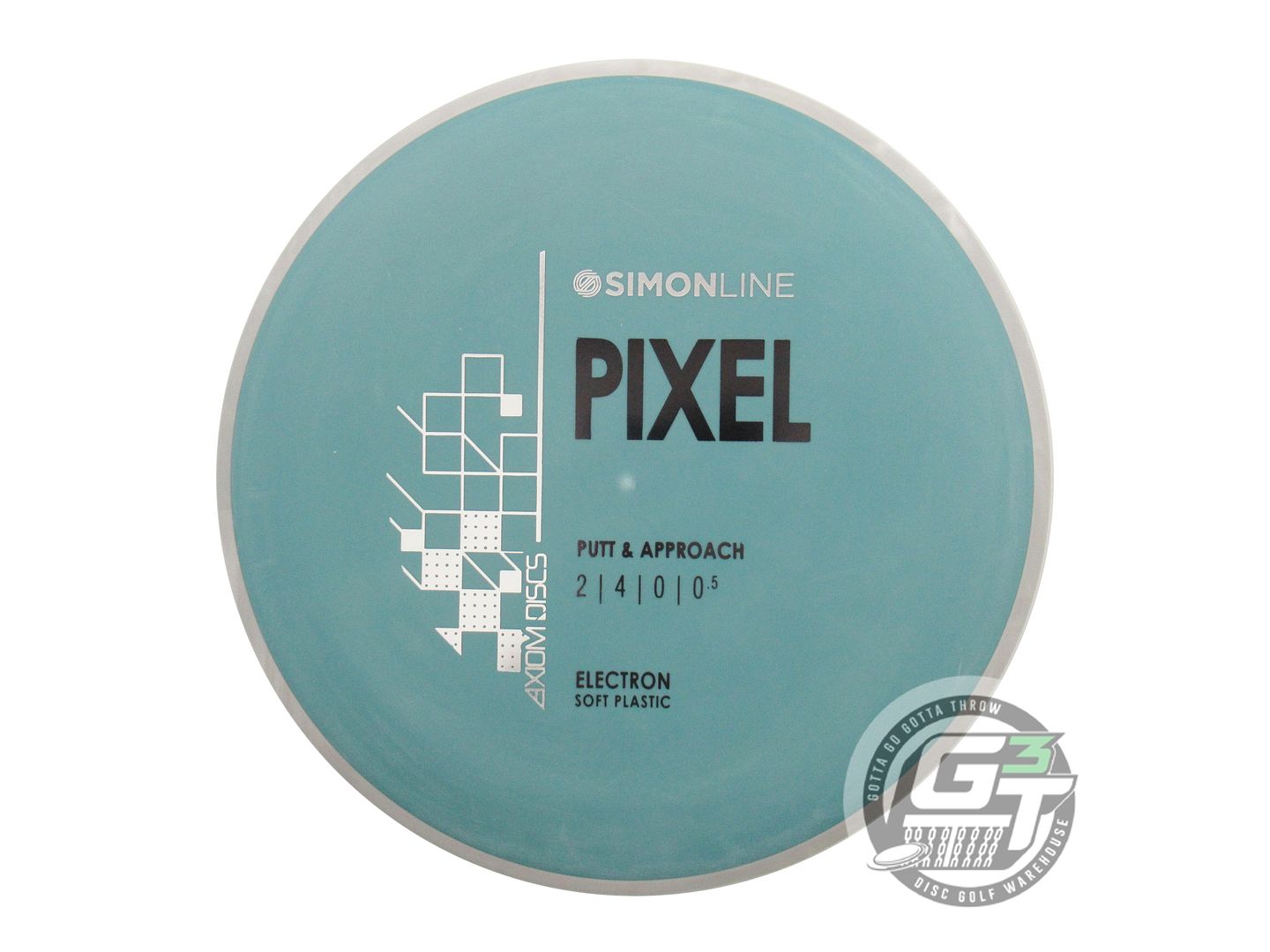 Axiom Simon Lizotte Simon Line Electron Soft Pixel Putter Golf Disc (Individually Listed)