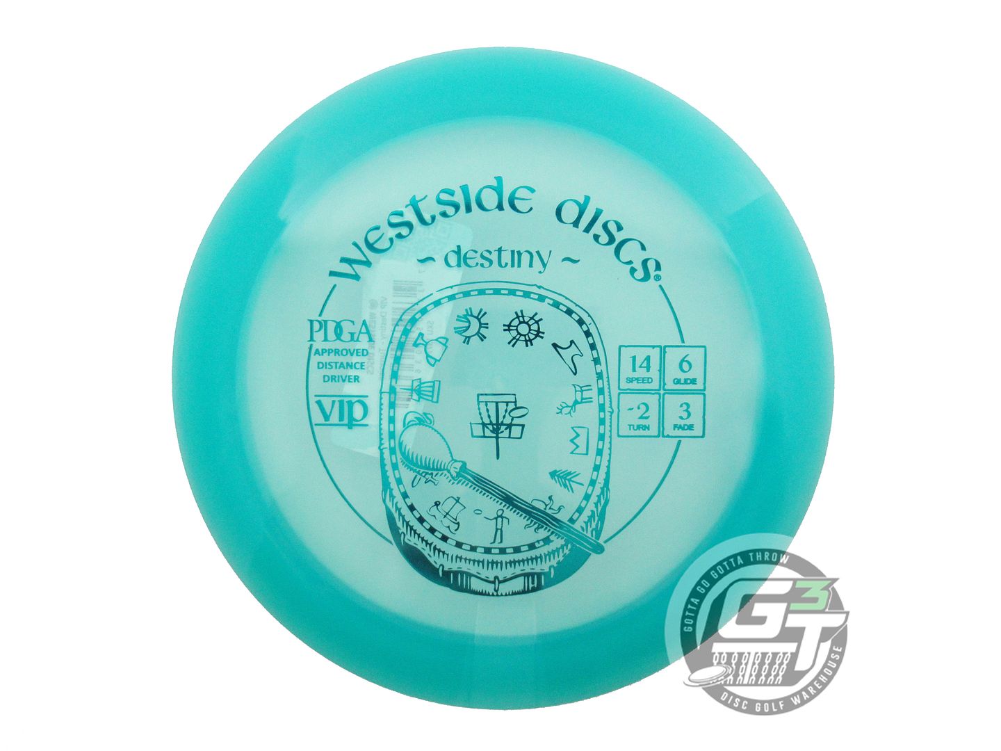 Westside VIP Destiny Distance Driver Golf Disc (Individually Listed)