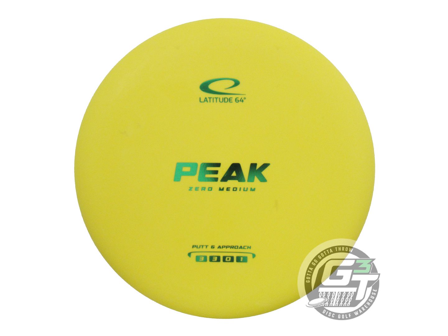 Latitude 64 Zero Line Medium Peak Putter Golf Disc (Individually Listed)