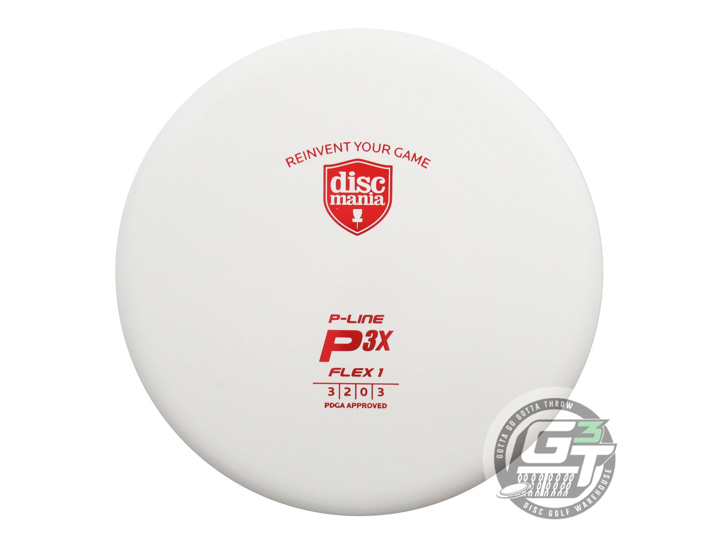 Discmania Originals P-Line Flex 1 P3x Putter Golf Disc (Individually Listed)
