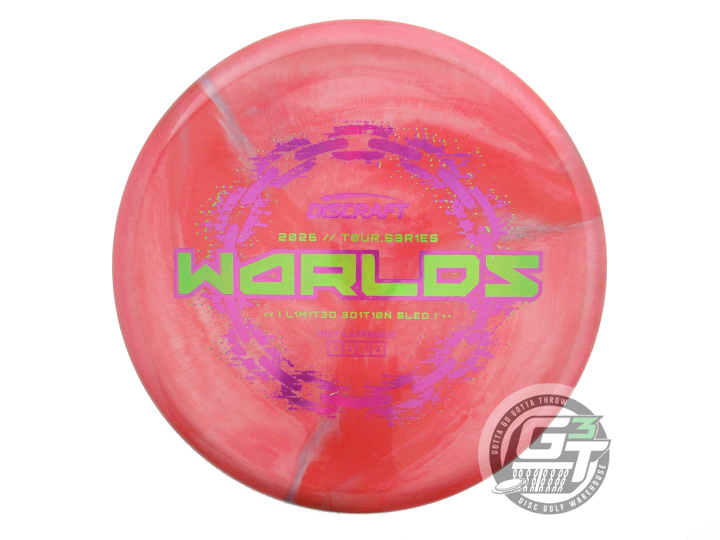 Discraft Limited Edition 2026 PDGA World Championship Tour Series Special Blend Sled Putter Golf Disc (Individually Listed)