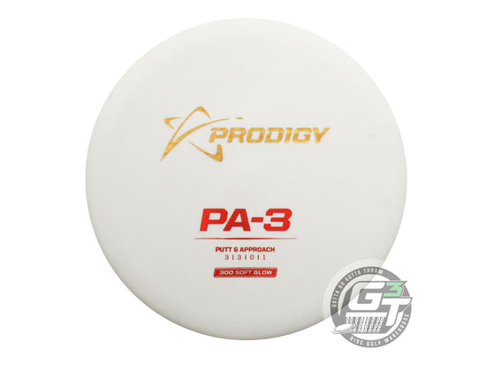 Prodigy 300 Soft Glow Series PA3 Putter Golf Disc (Individually Listed)
