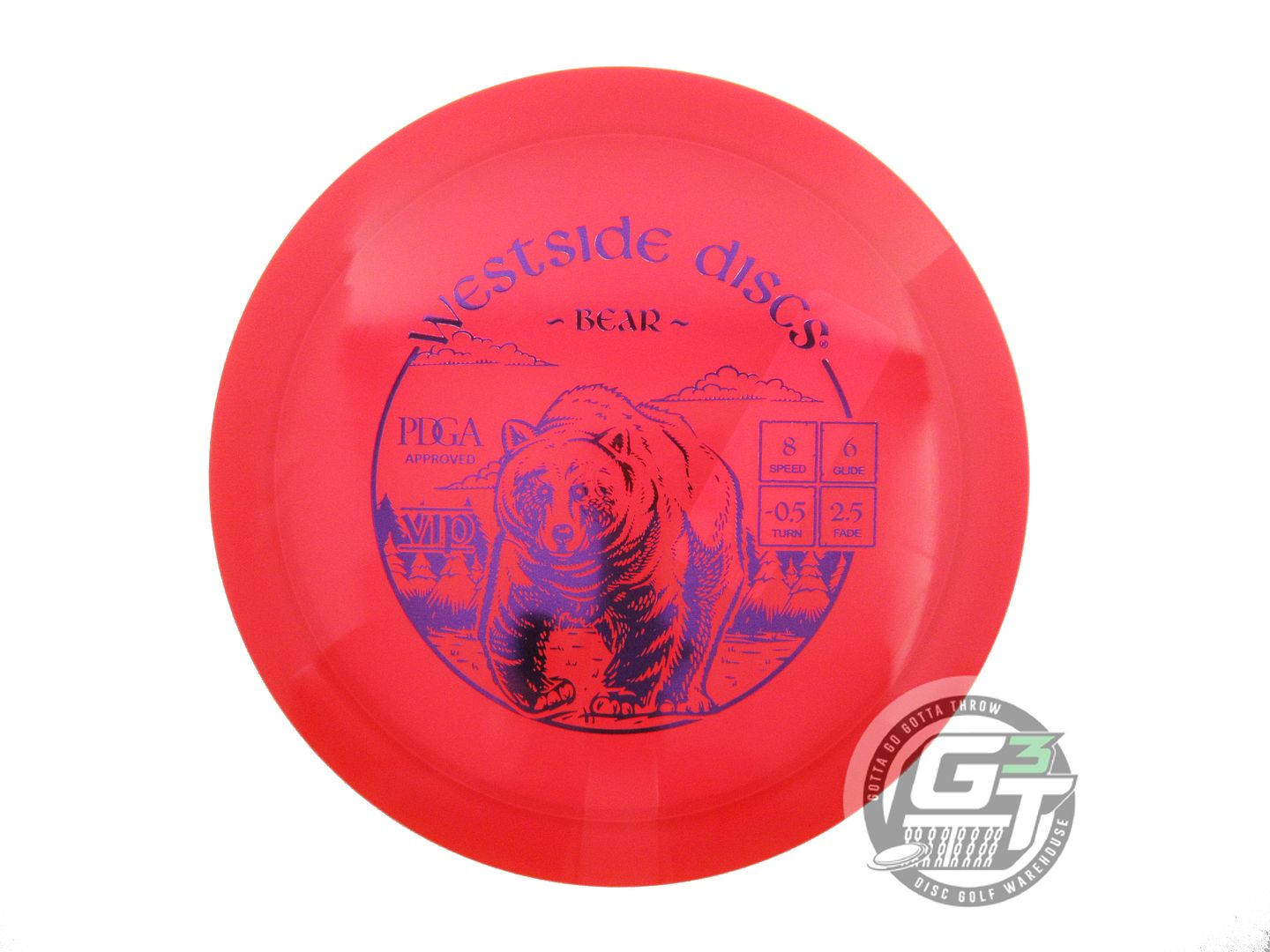 Westside VIP Bear Fairway Driver Golf Disc (Individually Listed)