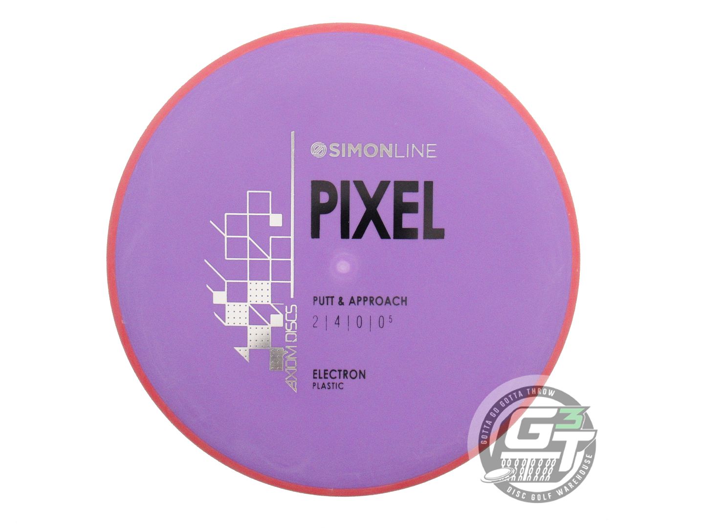 Axiom Simon Line Electron Pixel [Simon Lizotte] Putter Golf Disc (Individually Listed)