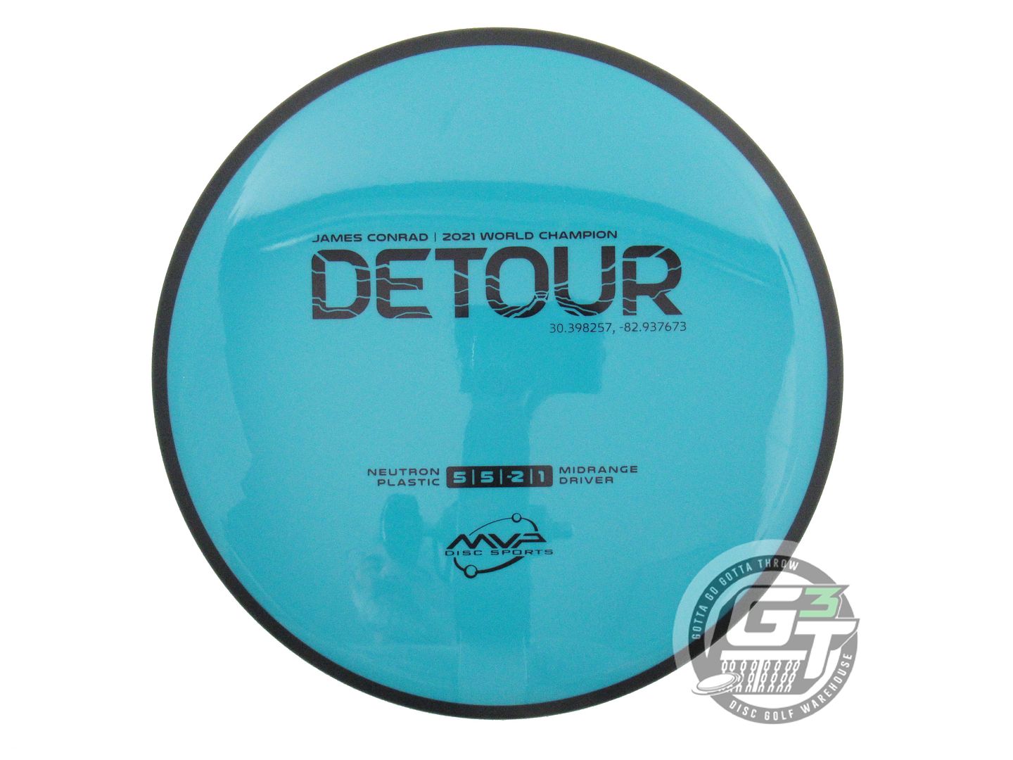 MVP Neutron Detour [James Conrad 1X] Midrange Golf Disc (Individually Listed)