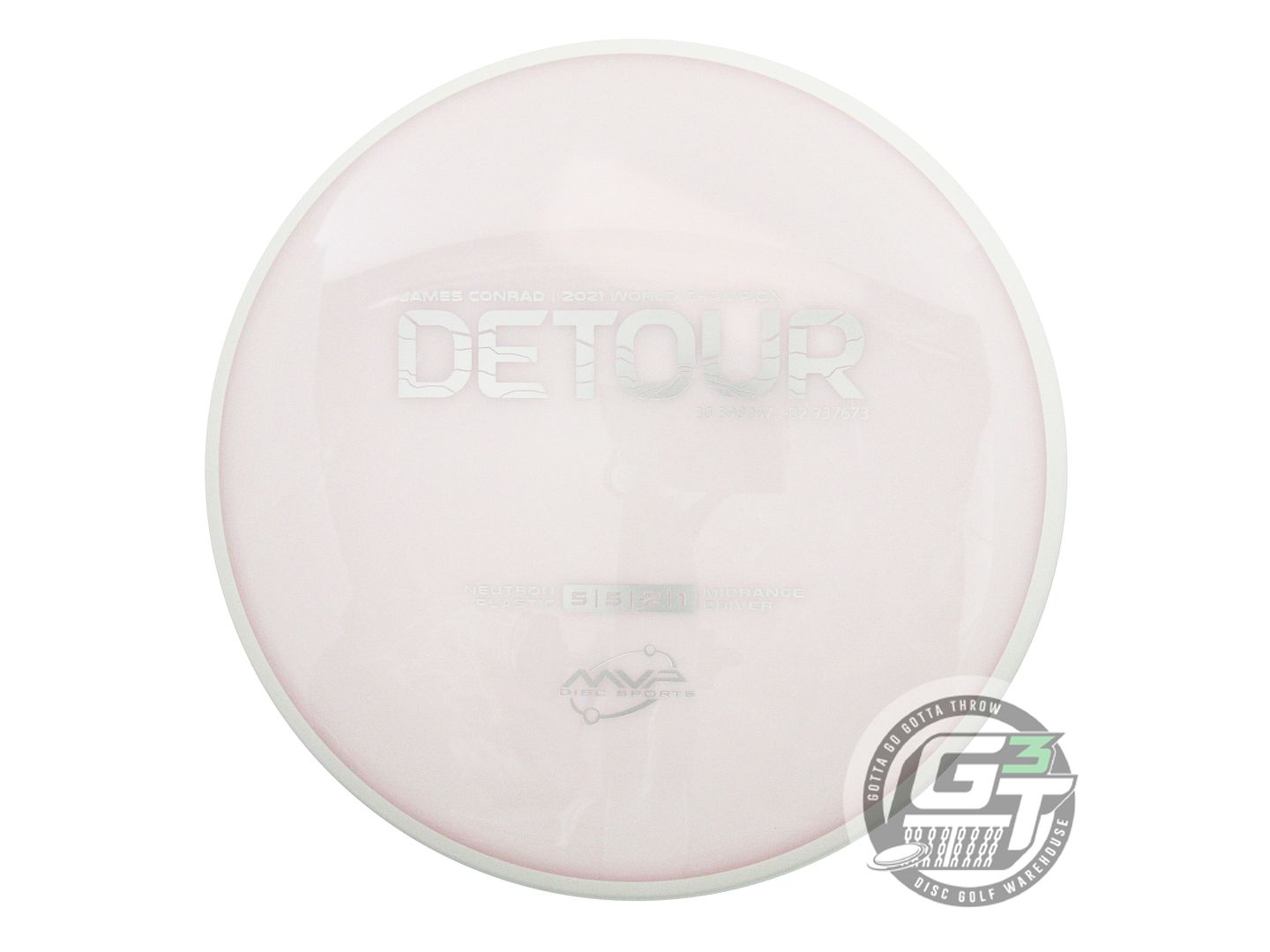 MVP Neutron Detour [James Conrad 1X] Midrange Golf Disc (Individually Listed)