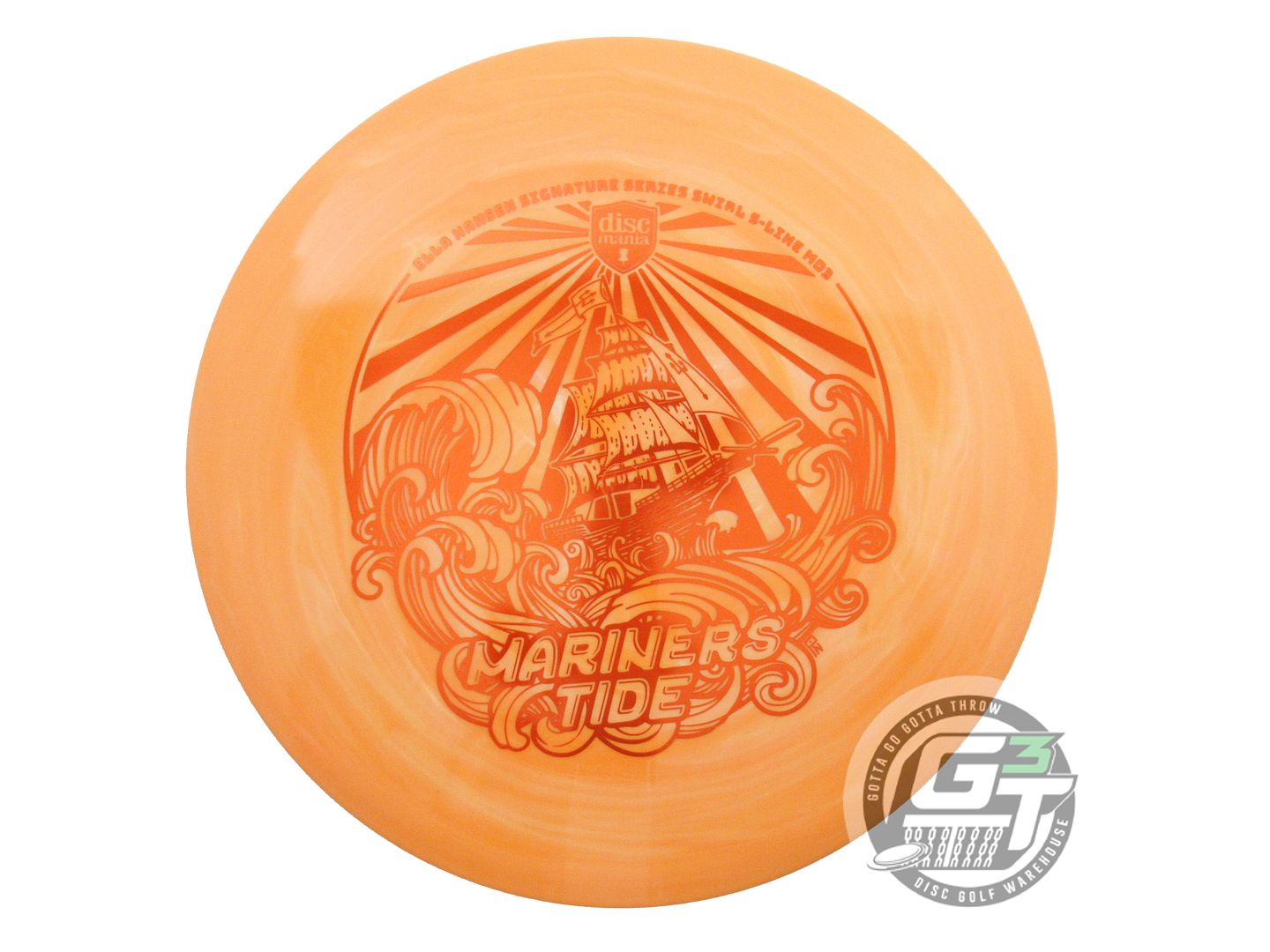 Discmania Limited Edition 2025 Signature Ella Hansen Mariner's Tide Swirl S-Line MD3 Midrange Golf Disc (Individually Listed)