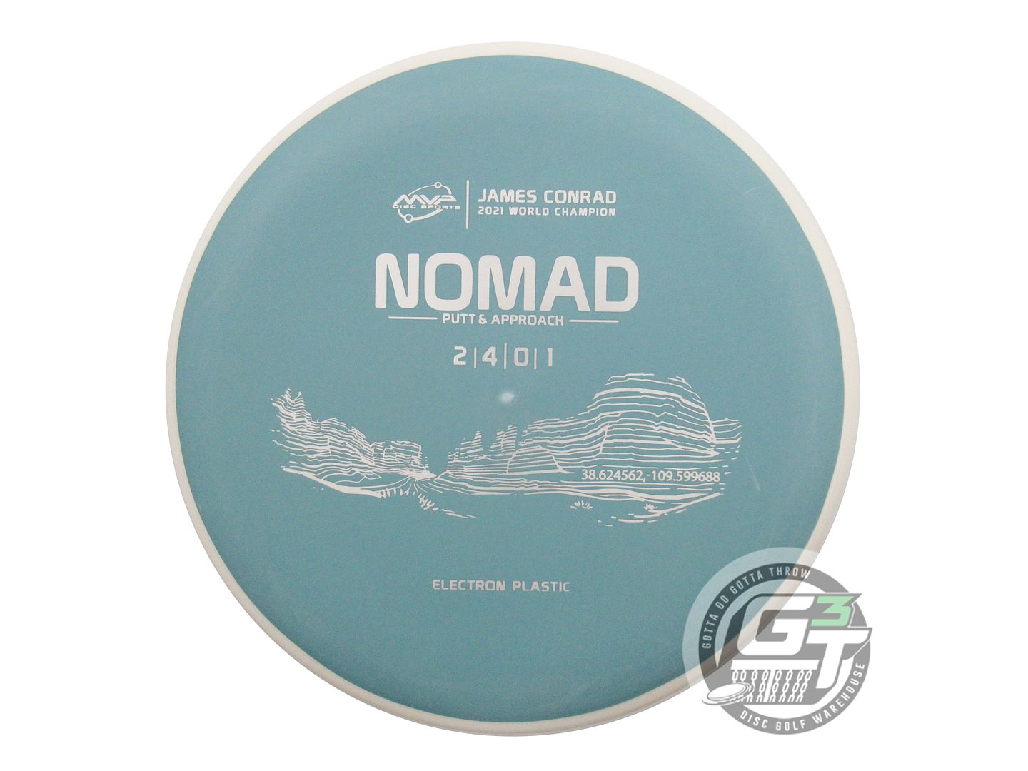 MVP Electron Nomad [James Conrad 1X] Putter Golf Disc (Individually Listed)
