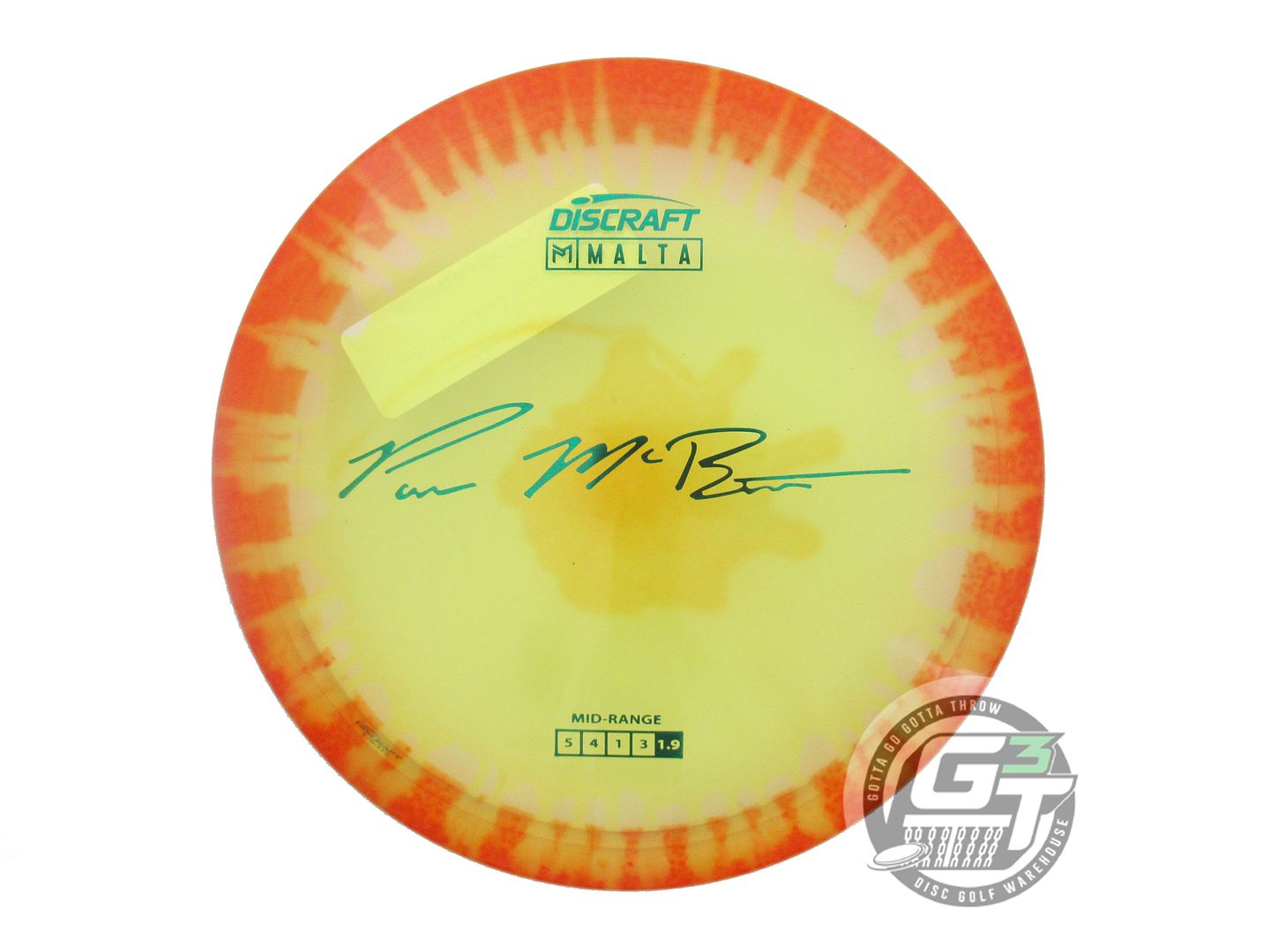 Discraft Paul McBeth Signature Fly Dye Elite Z Malta Midrange Golf Disc (Individually Listed)