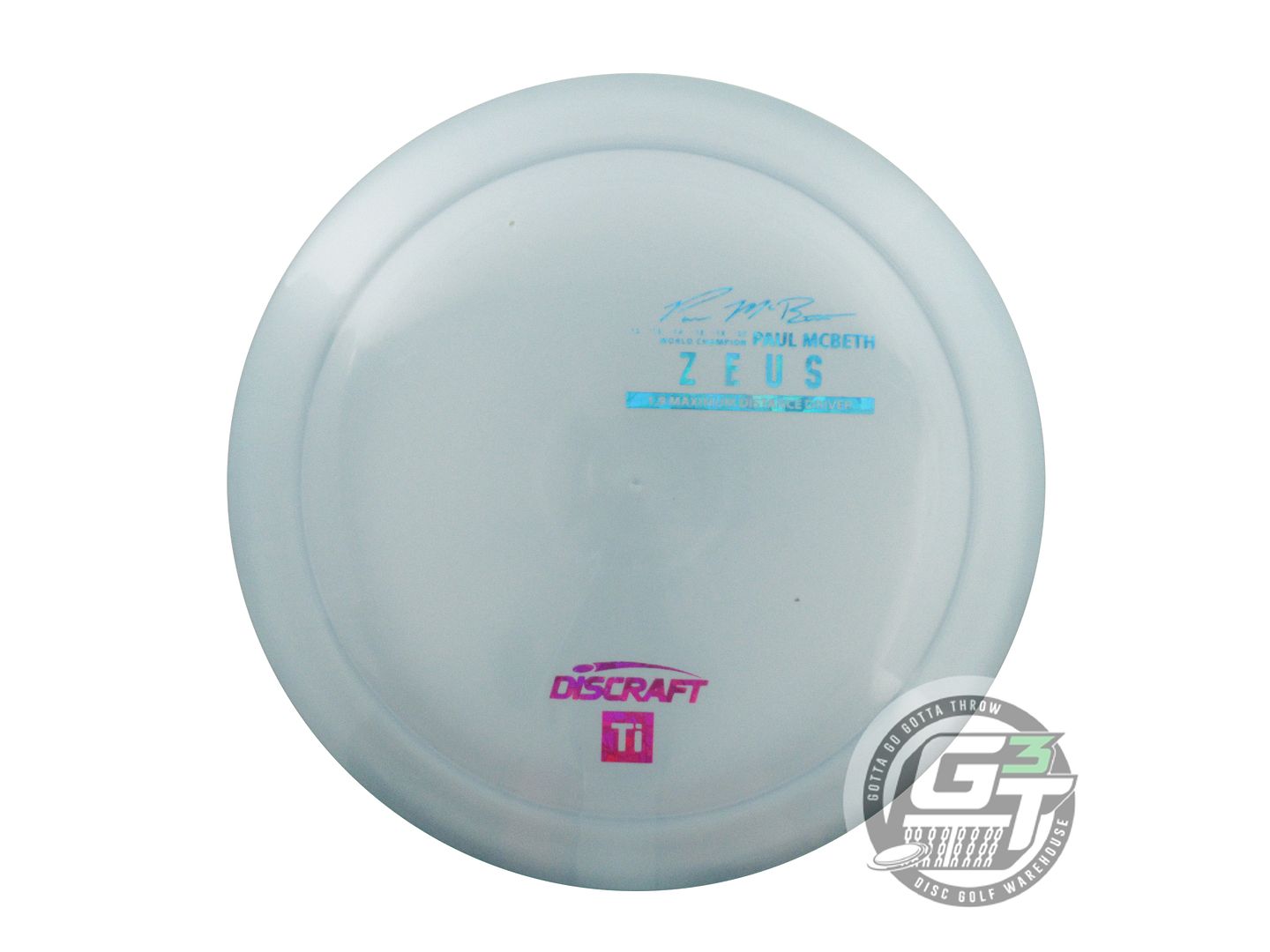 Discraft Limited Edition 2024 Elite Team Paul McBeth Titanium Zeus Distance Driver Golf Disc (Individually Listed)