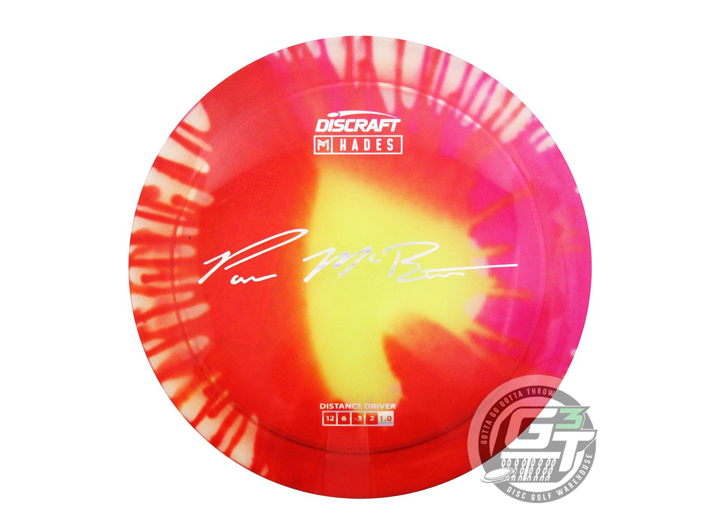 Discraft Paul McBeth Signature Fly Dye Elite Z Hades Distance Driver Golf Disc (Individually Listed)