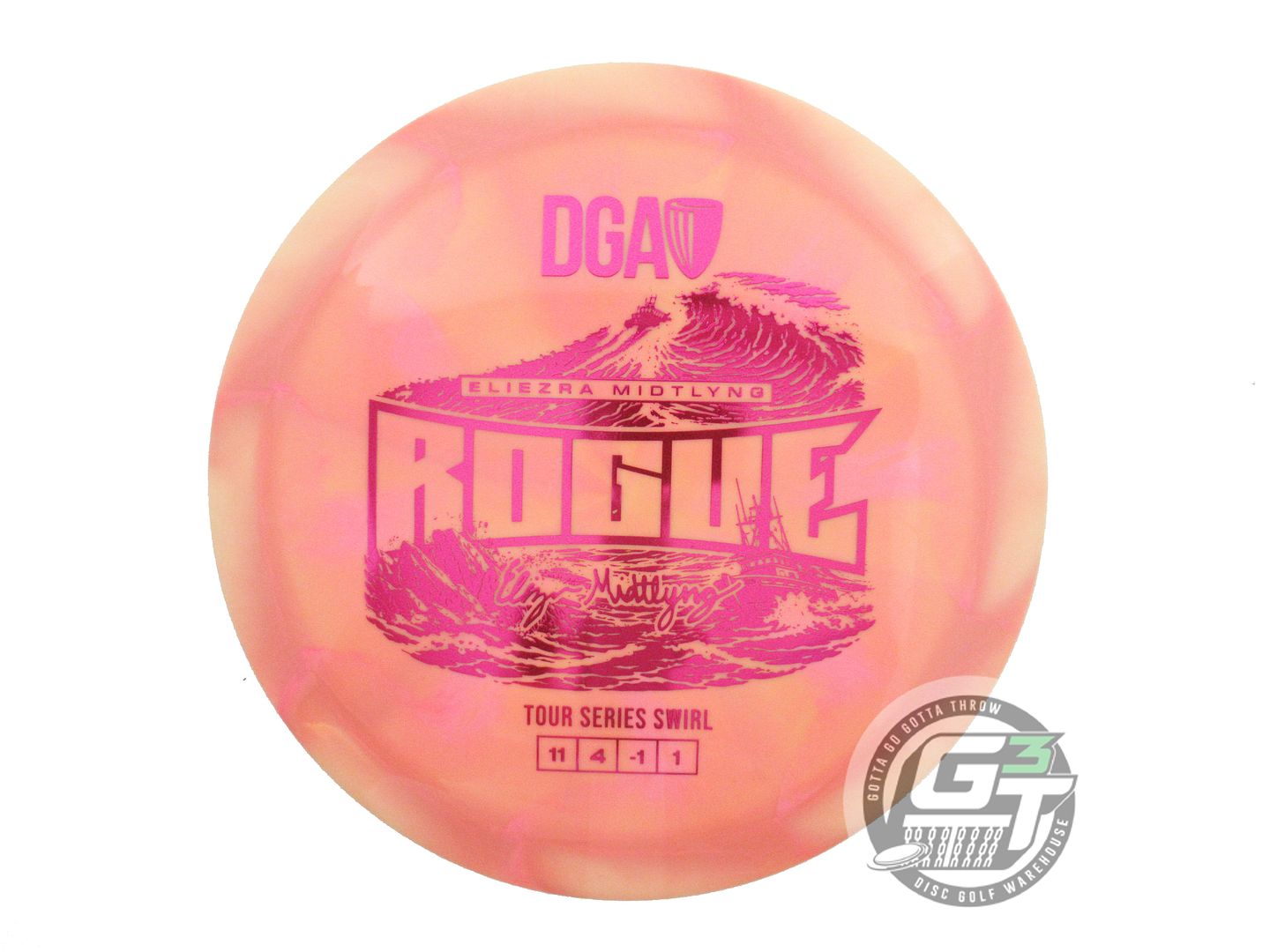 DGA Limited Edition 2026 Tour Series Eliezra Midtlyng Special Blend Rogue Distance Driver Golf Disc (Individually Listed)