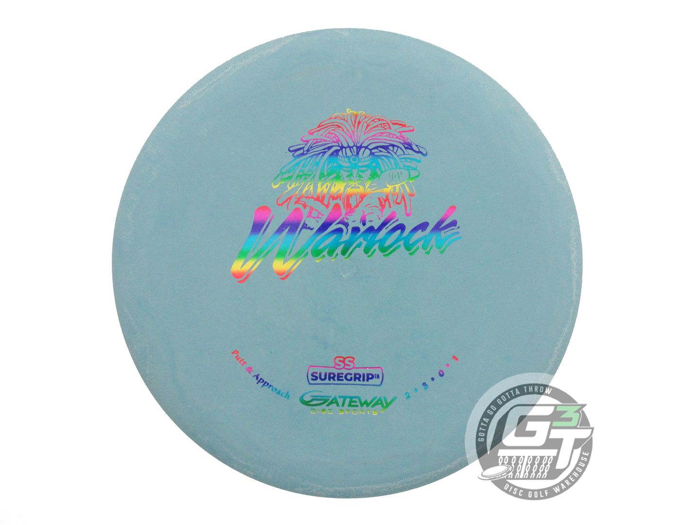 Gateway Sure Grip Super Soft Warlock Putter Golf Disc (Individually Listed)
