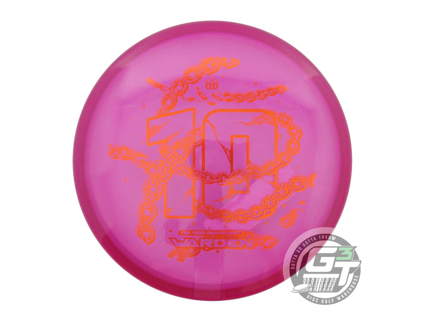 Dynamic Discs Limited Edition 10-Year Anniversary Lucid Ice Warden Putter Golf Disc (Individually Listed)