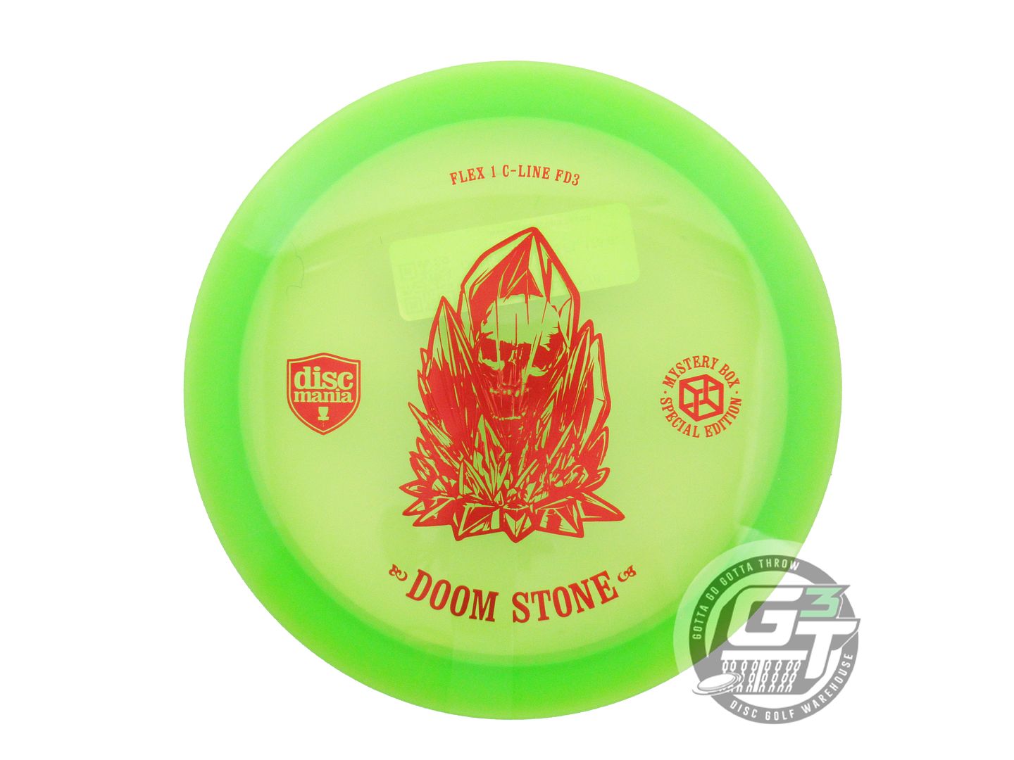 Discmania Limited Edition Doom Stone Stamp C-Line Flex 1 FD3 Fairway Driver Golf Disc (Individually Listed)