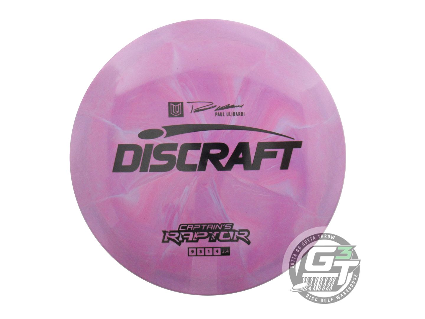 Discraft Limited Edition 2022 Paul Ulibarri Captain's Special Blend ESP Raptor Distance Driver Golf Disc (Individually Listed)