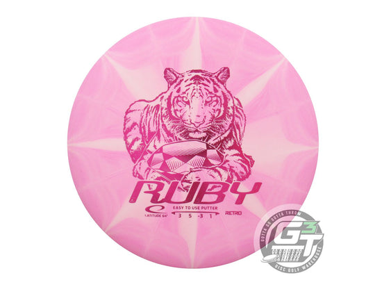 Latitude 64 Retro Burst Ruby Putter Golf Disc (Individually Listed)