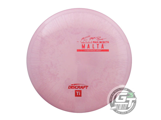 Discraft Limited Edition 2024 Elite Team Paul McBeth Titanium Malta Midrange Golf Disc (Individually Listed)