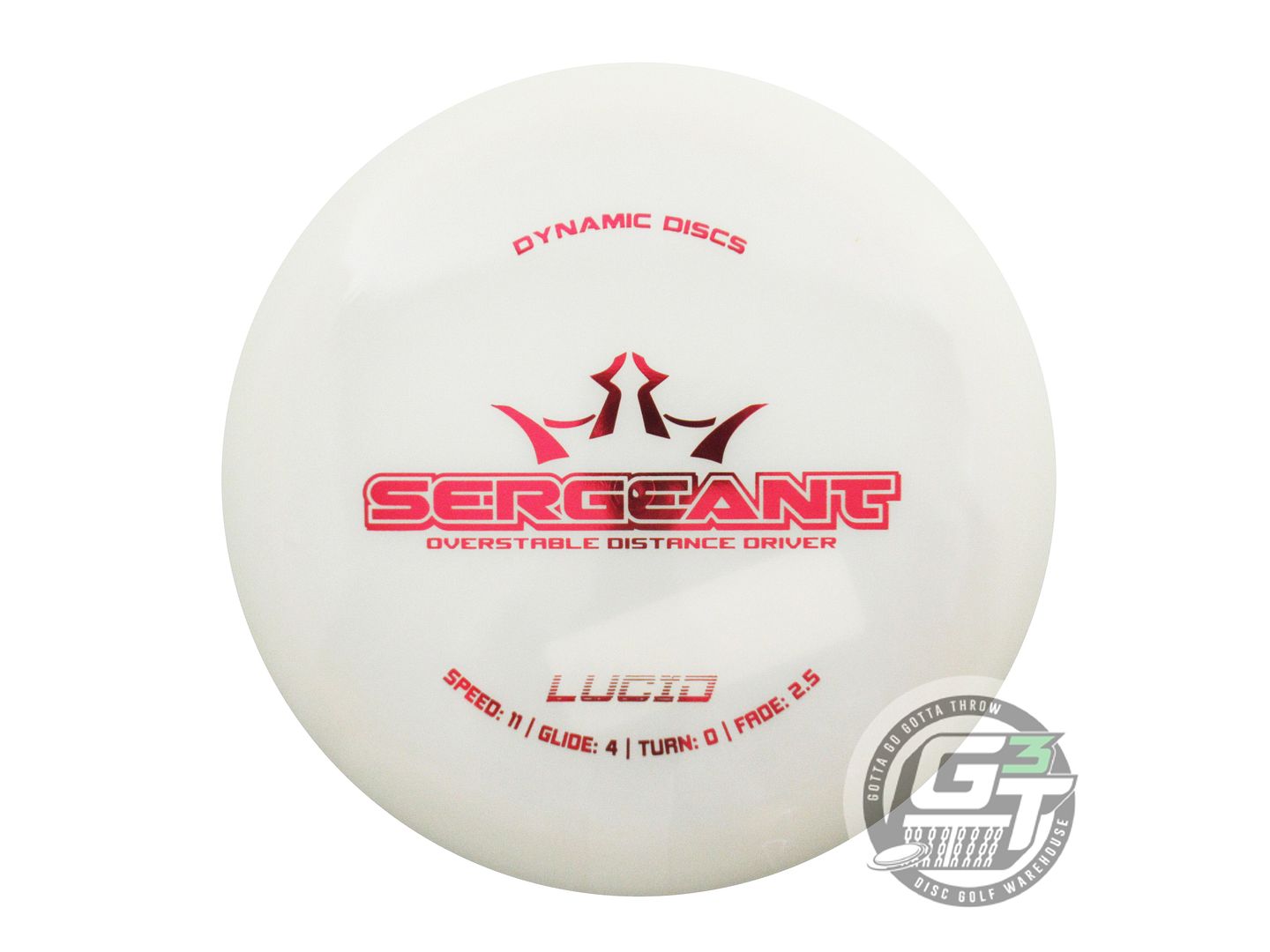 Dynamic Discs Lucid Sergeant Distance Driver Golf Disc (Individually Listed)