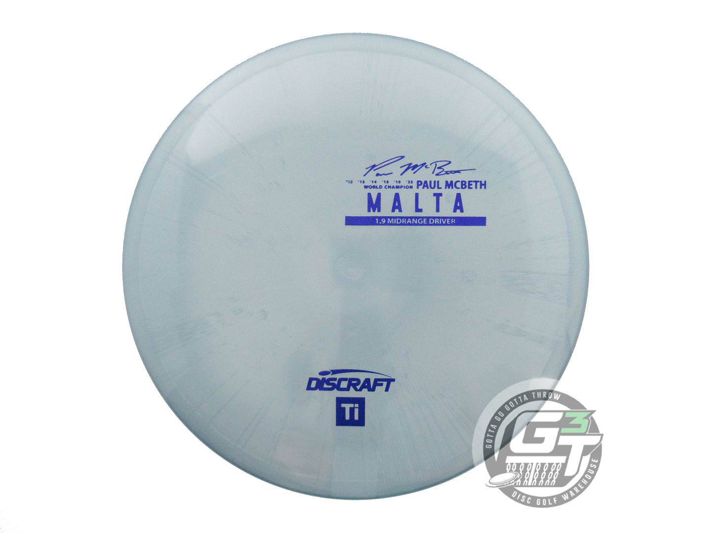 Discraft Limited Edition 2024 Elite Team Paul McBeth Titanium Malta Midrange Golf Disc (Individually Listed)