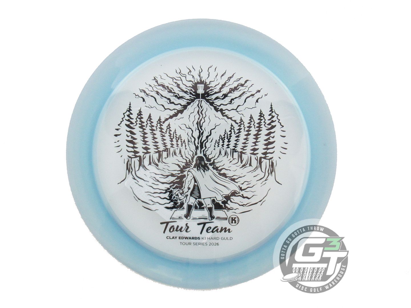 Kastaplast Limited Edition 2026 Tour Series Clay Edwards K1 Hard Guld Distance Driver Golf Disc (Individually Listed)