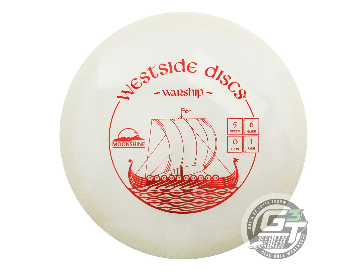 Westside Moonshine Glow VIP Warship Midrange Golf Disc (Individually Listed)