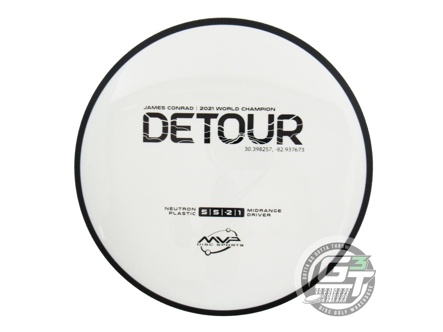 MVP Neutron Detour [James Conrad 1X] Midrange Golf Disc (Individually Listed)