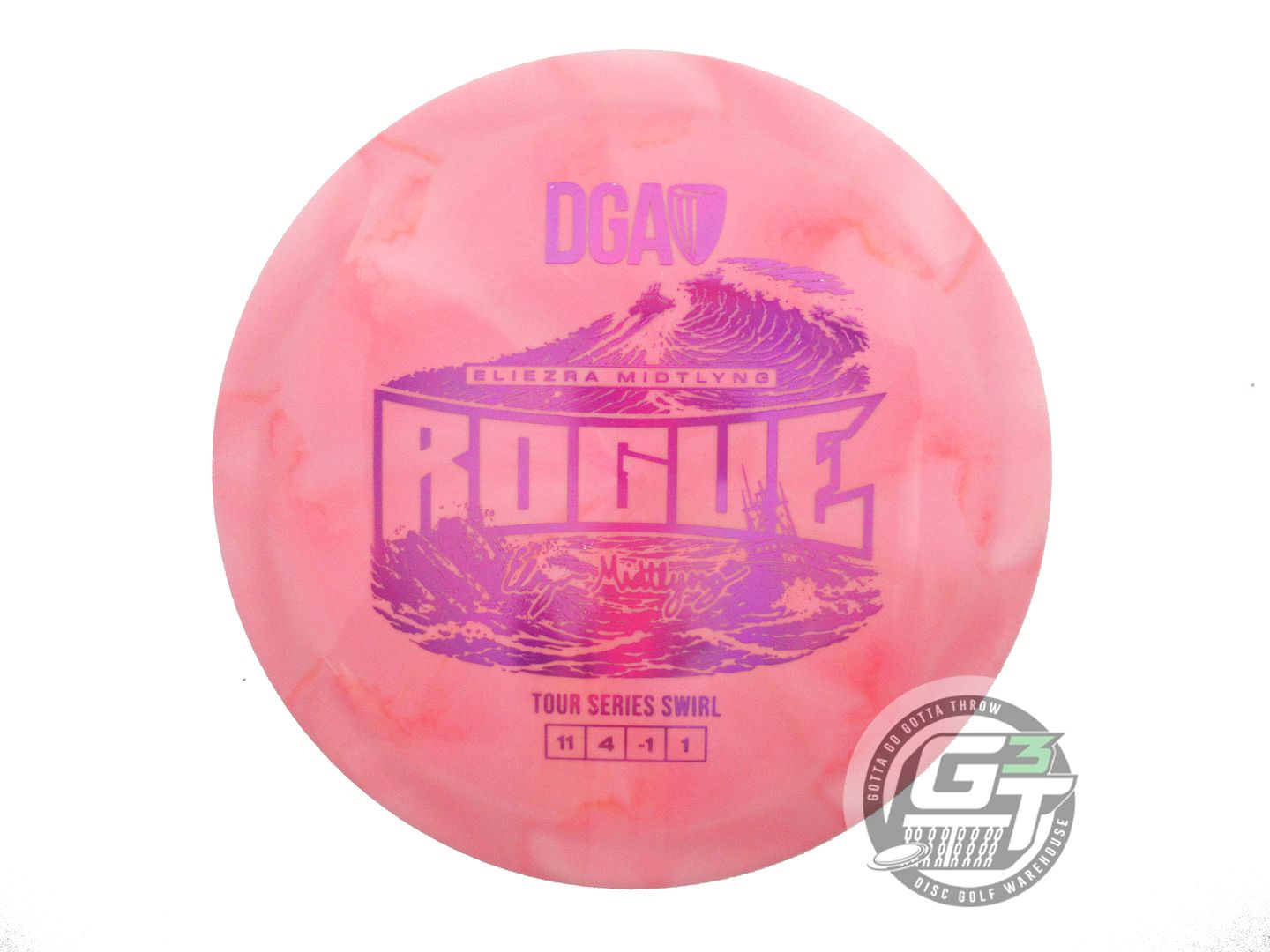 DGA Limited Edition 2026 Tour Series Eliezra Midtlyng Special Blend Rogue Distance Driver Golf Disc (Individually Listed)