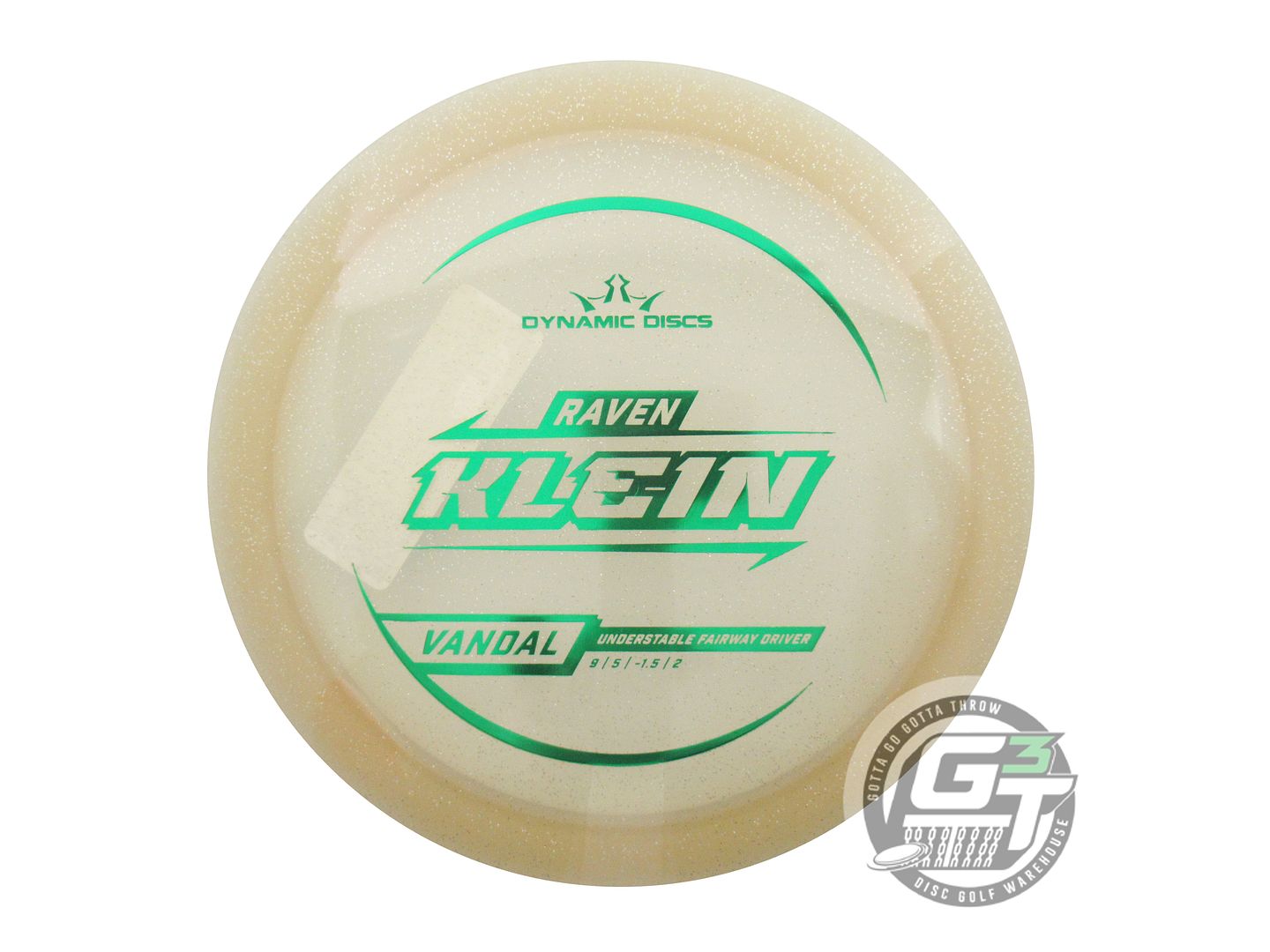 Dynamic Discs Limited Edition 2025 Team Series Raven Klein Gold Metal Flake Lucid Vandal Fairway Driver Golf Disc (Individually Listed)