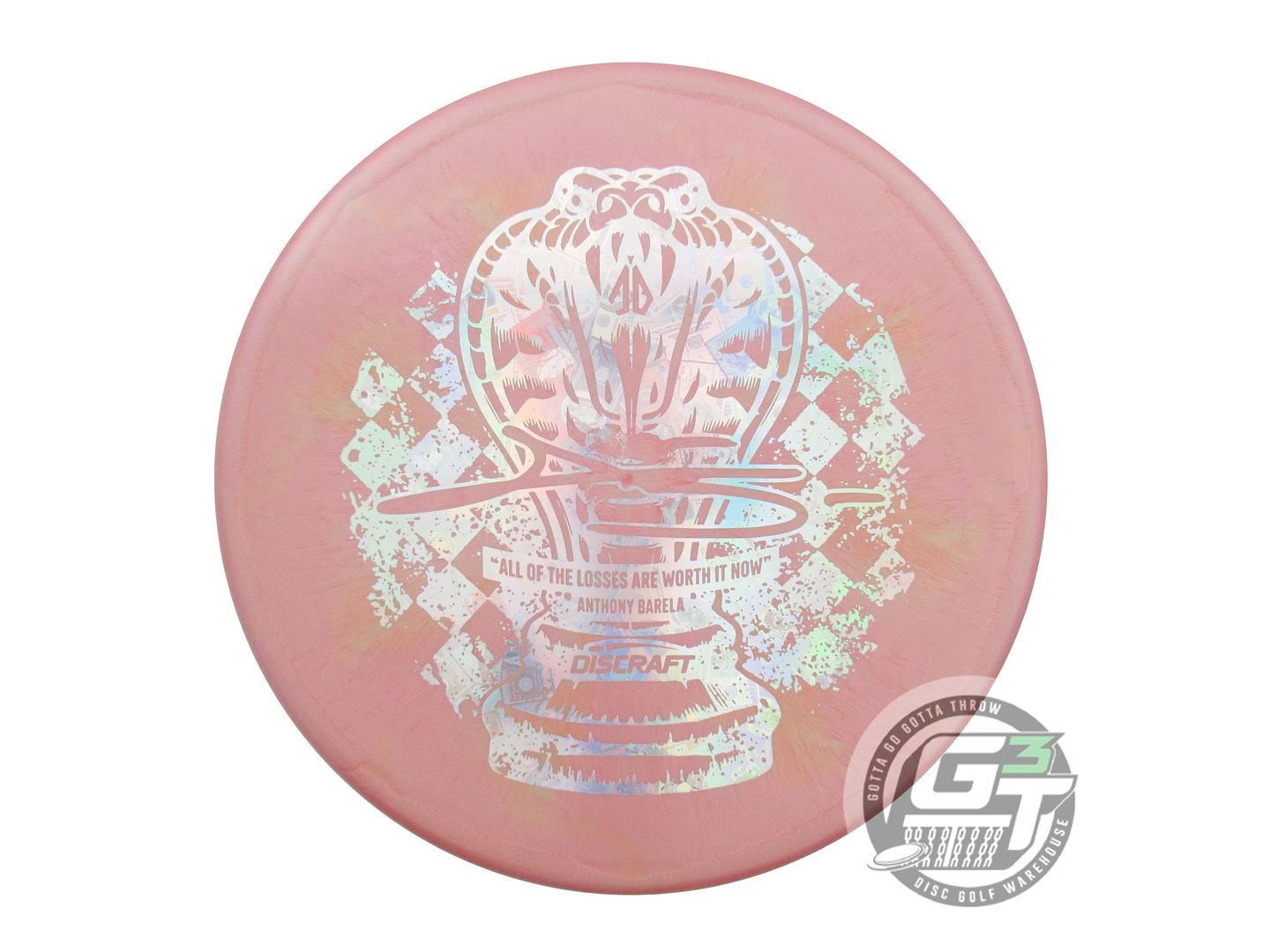 Discraft Limited Edition Anthony Barela 2024 Chess.com Invitational Commemorative ColorShift Titanium Zone Putter Golf Disc (Individually Listed)