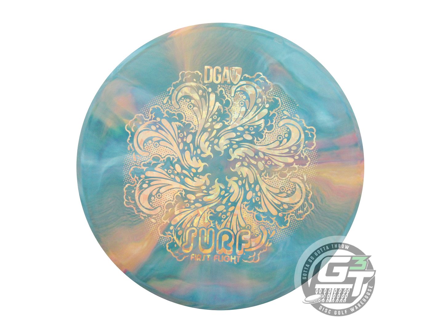 DGA First Run Swirl D-Line Surf Putter Golf Disc (Individually Listed)