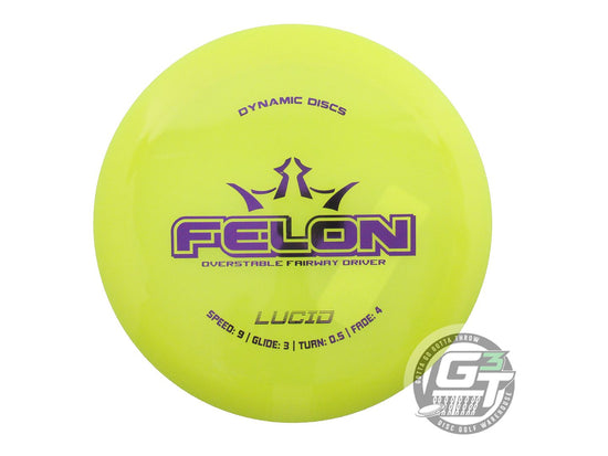 Dynamic Discs Lucid Felon Fairway Driver Golf Disc (Individually Listed)