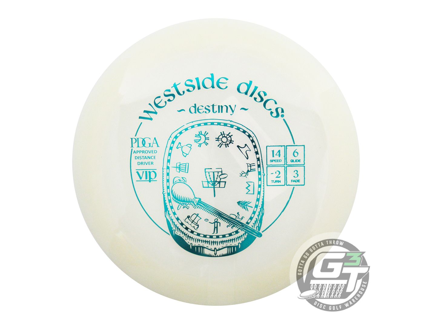 Westside VIP Destiny Distance Driver Golf Disc (Individually Listed)