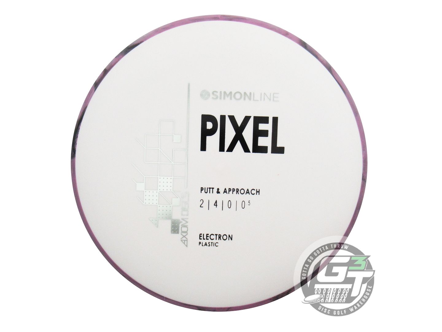 Axiom Simon Line Electron Pixel [Simon Lizotte] Putter Golf Disc (Individually Listed)