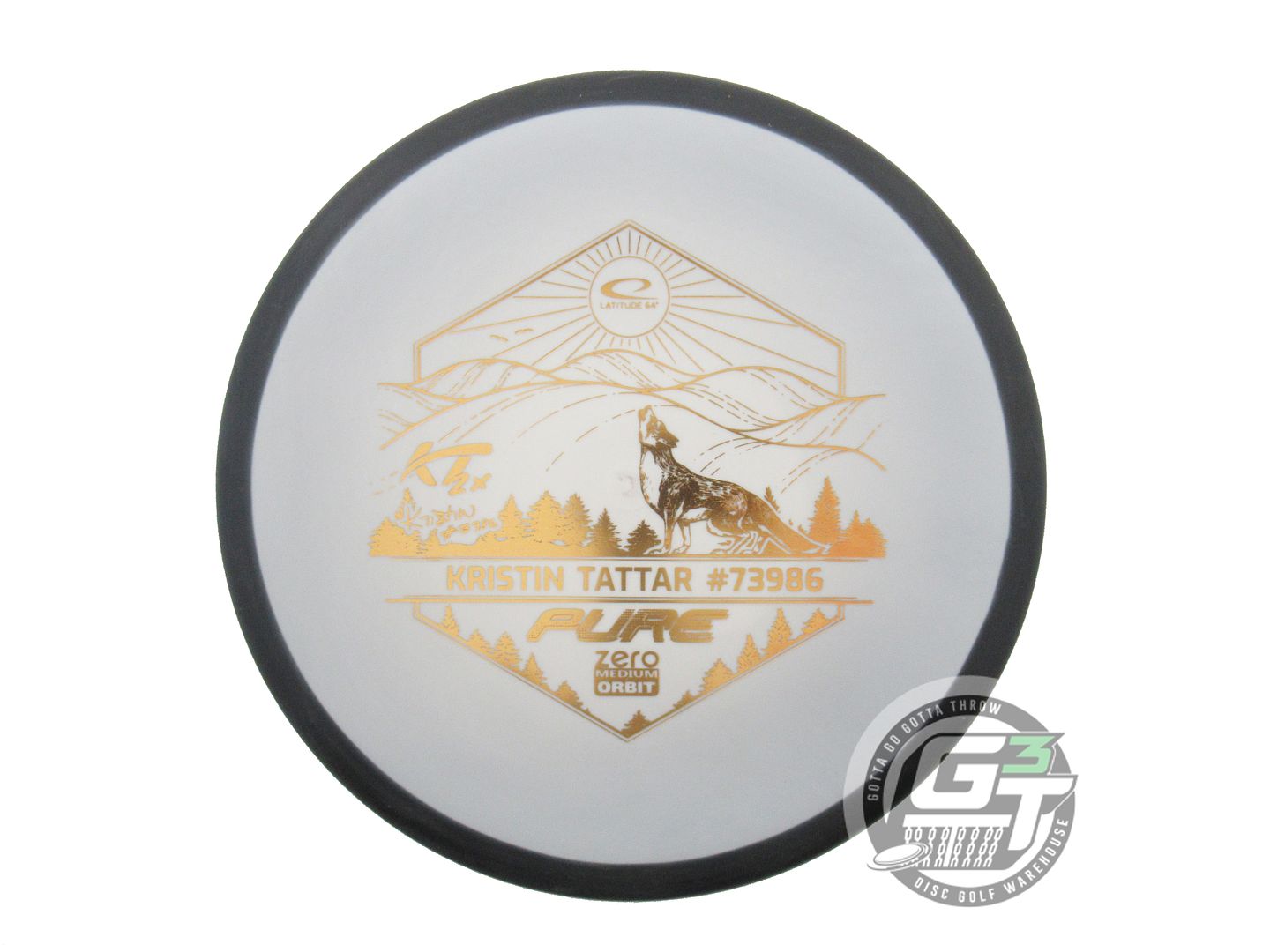 Latitude 64 Limited Edition 2024 Team Series Kristin Tattar Zero Medium Orbit Pure Putter Golf Disc (Individually Listed)