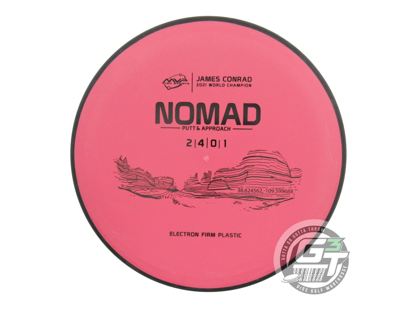MVP Electron Firm Nomad [James Conrad 1X] Putter Golf Disc (Individually Listed)