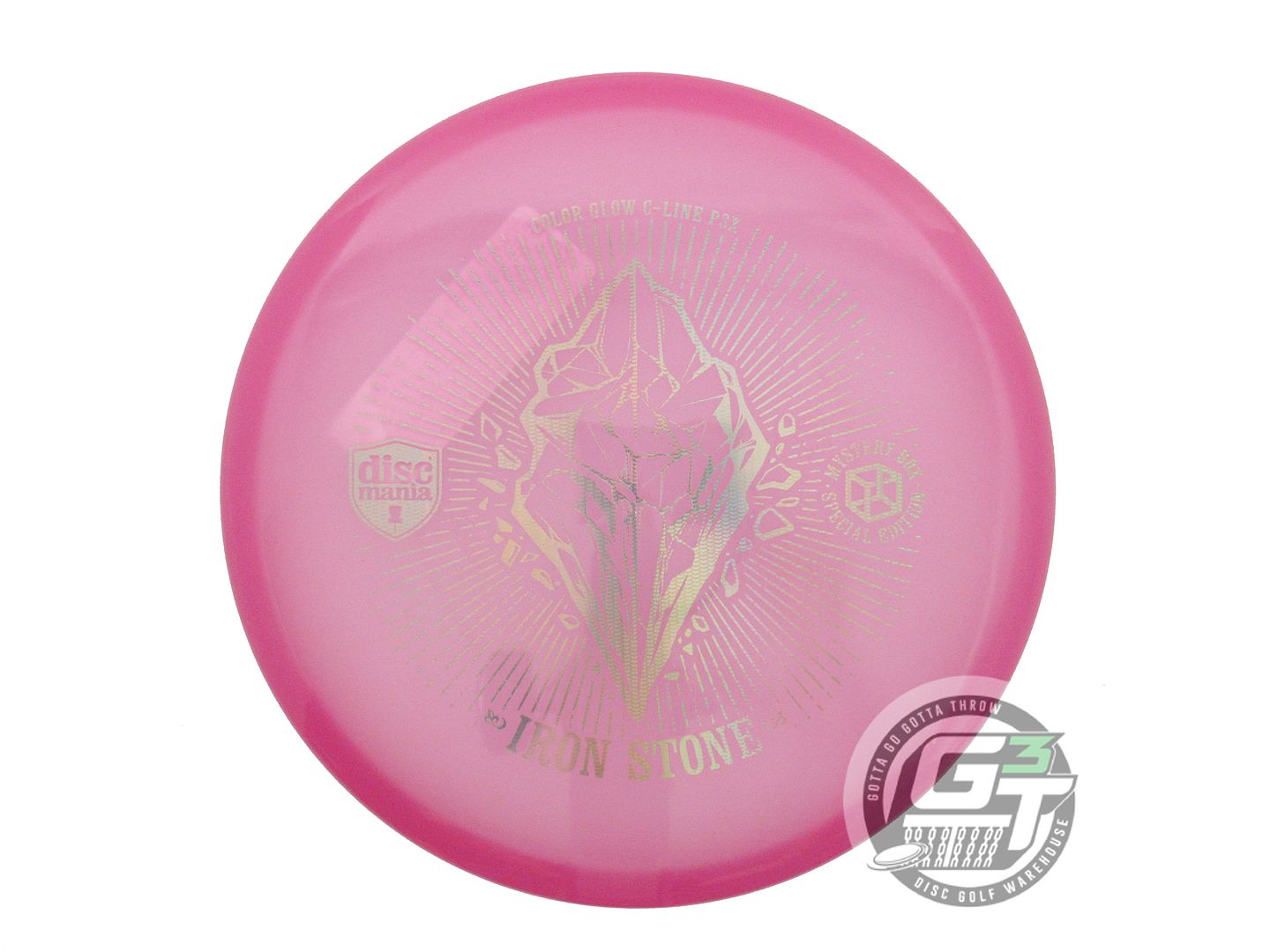 Discmania Limited Edition Iron Stone Stamp Color Glow C-Line P3x Putt & Approach Putter Golf Disc (Individually Listed)